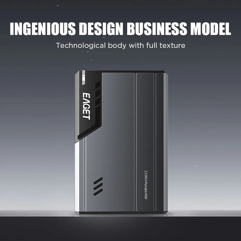Eaget Portable External HDD – 500GB/1TB USB 3.0 Hard Drive, 2.5″ Portable External Disk for Laptop & Desktop, 5Gbps Speed