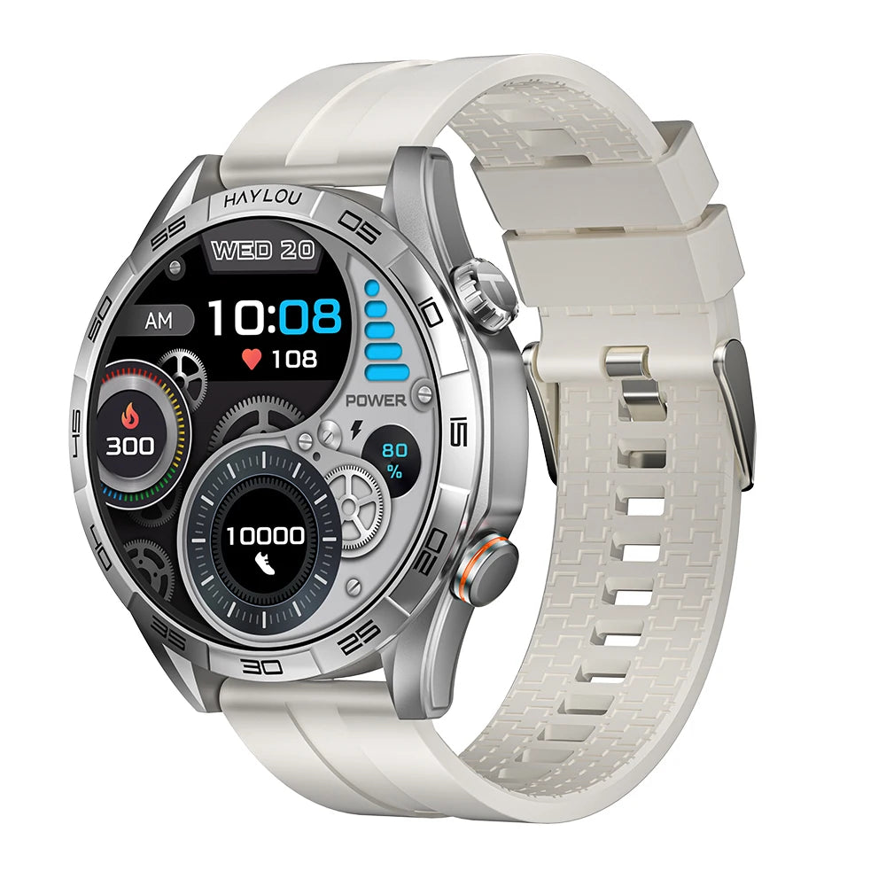 Haylou Solar 5 Smartwatch – 1.58” AMOLED Display, 60Hz Refresh Rate, Voice Calling, 24H Health Monitoring & Sports Fitness Watch for Men