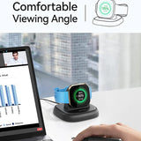 NEWDERY Magnetic Charger Dock for Fitbit Sense 2, Sense, Versa 4 & Versa 3 – Stable Stand with Cable