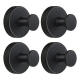 4-Pack Stainless Steel Suction Cup Hooks – Waterproof No-Punch Wall Mount Hooks for Kitchen & Bathroom