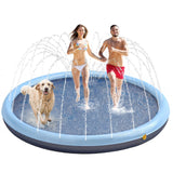 Dog Splash Pad – Non-Slip Outdoor Sprinkler Pool for Pets (Summer Water Play Toy)