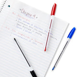 Stick Ballpoint Pen Set – 1.0mm Tip, Assorted Black/Blue/Red Ink (60-Count) for Office & School ✒️🖊️