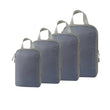 4-Piece Compression Packing Cube Bag Set – Travel & Luggage Storage Organisers with Shoe Bag, Waterproof Mesh & Zipper
