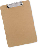 📋 Set of 2 Cardboard Clipboards – Letter & A4 Size (8.5x11 / 9x12.5) with Low-Profile Clips for School & Office