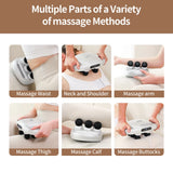 Handheld Deep-Tissue Massage Gun – 6 Massage Heads, 6 Speeds Percussion Massager for Back, Neck, Leg & Shoulder Relief