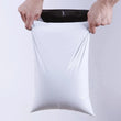 100 Pack White Courier Mailing Bags – Self-Seal Plastic Packaging Pouches, Durable Express Storage & Shipping Envelopes