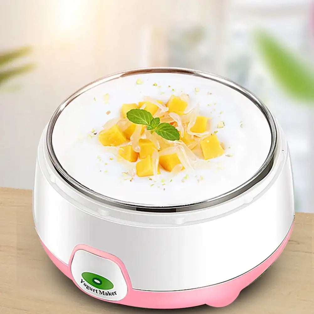 1L Yogurt Maker with Stainless Steel Container – Automatic Electric Yogurt Maker for Homemade Yogurt, Natto & Rice Wine