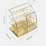 Elegant Nordic Metal Desk Organizer – Stylish & Durable Desktop Storage Solution