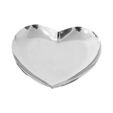 Stainless Steel Heart-Shape Decorative Tray – Gold & Silver Jewelry Dish & Cosmetic Organizer Plates