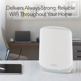 Netgear Orbi RBK762S Tri-Band Wi-Fi 6 Mesh System – 5.4 Gbps AX5400, Covers Up to 5000 sq ft, Supports 75+ Devices