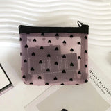 Women’s Black Small Coin Wallet – Mesh Transparent Mini Purse for Earphones, Keys, Cards & Money
