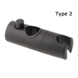 Adjustable Shower Rail Head Slider Holder – ABS Replacement Bracket for Shower Rail