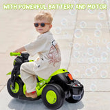 Battery-Powered 6V Kids Ride-On Bubble Motorcycle with LED Headlights & Music – Ages 2-5