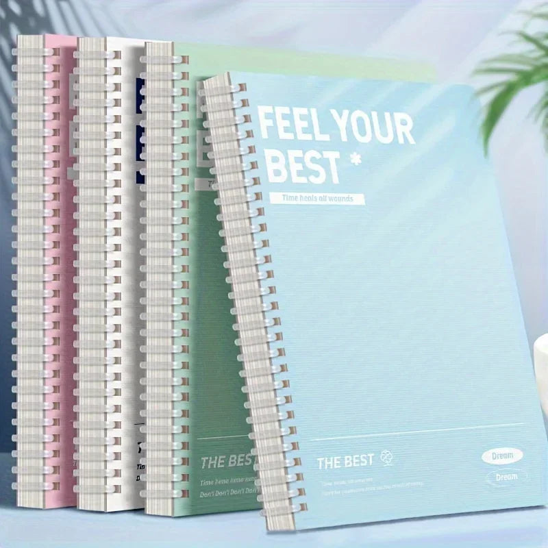 Pink A5 Thickened Spiral Notebook – Perforated Pages, Student & Office Journal 📓✨