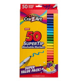 Cra-Z-Art Super Tip Washable Markers – 50 Count with 12 Scented Colors