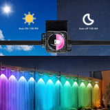 Smart LED Outdoor Lights – App Controlled RGB Gradient Garden & Landscape Lighting with Remote