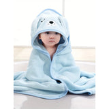 Cute Cartoon Baby Hooded Bath Towel – Ultra Soft Absorbent Microfiber Bathrobe for 0–3 Years | Adorable Infant Bath Wrap
