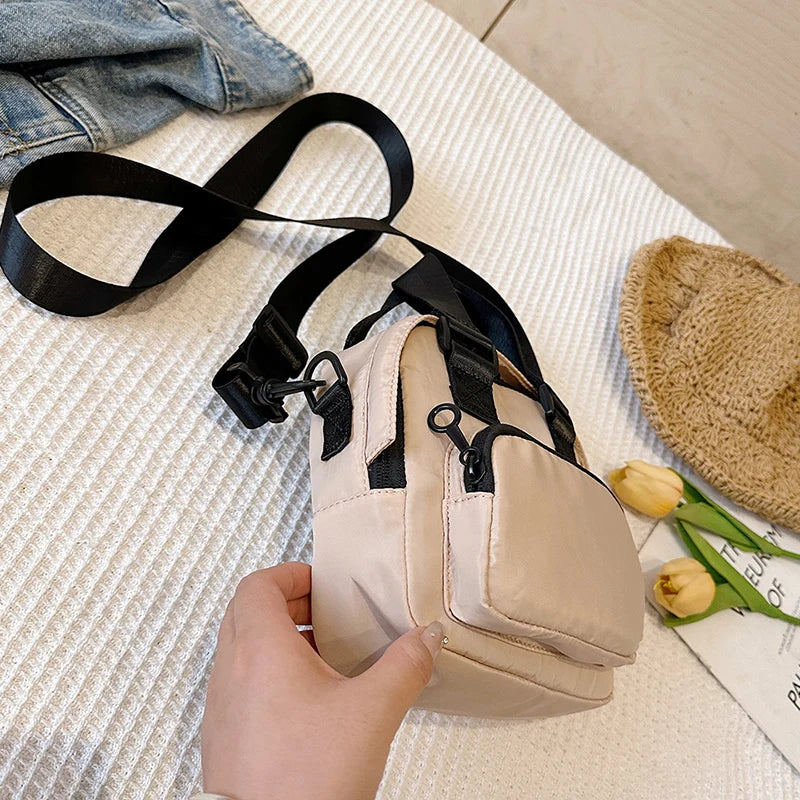 Women’s Messenger Sling Bag – Large-Capacity Multi-Pocket Travel Shoulder Purse