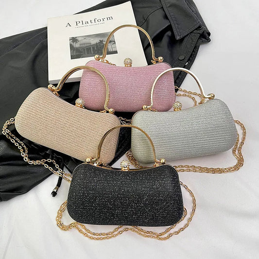 Women’s Rhinestone Banquet Bag – Fashion Texture Luxury Handbag, Crossbody & Shoulder Clutch Purse for Parties & Celebrity Dinners
