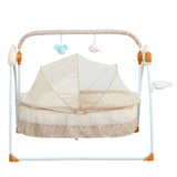Portable Electric Bluetooth Baby Swing Cradle Bassinet Rocking Crib — Smart Bluetooth Rocker & Infant Bed
