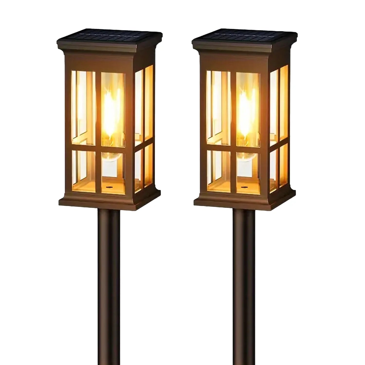 Solar Pathway Lights (2/6/8 Pack) – Super Bright Outdoor LED Lights for Patio, Garden & Sidewalk | Waterproof Energy-Saving Landscape Lamps