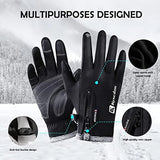 Winter Waterproof Thermal Gloves – Windproof Cold Weather Ski & Snow Gloves for Men & Women Outdoor Work