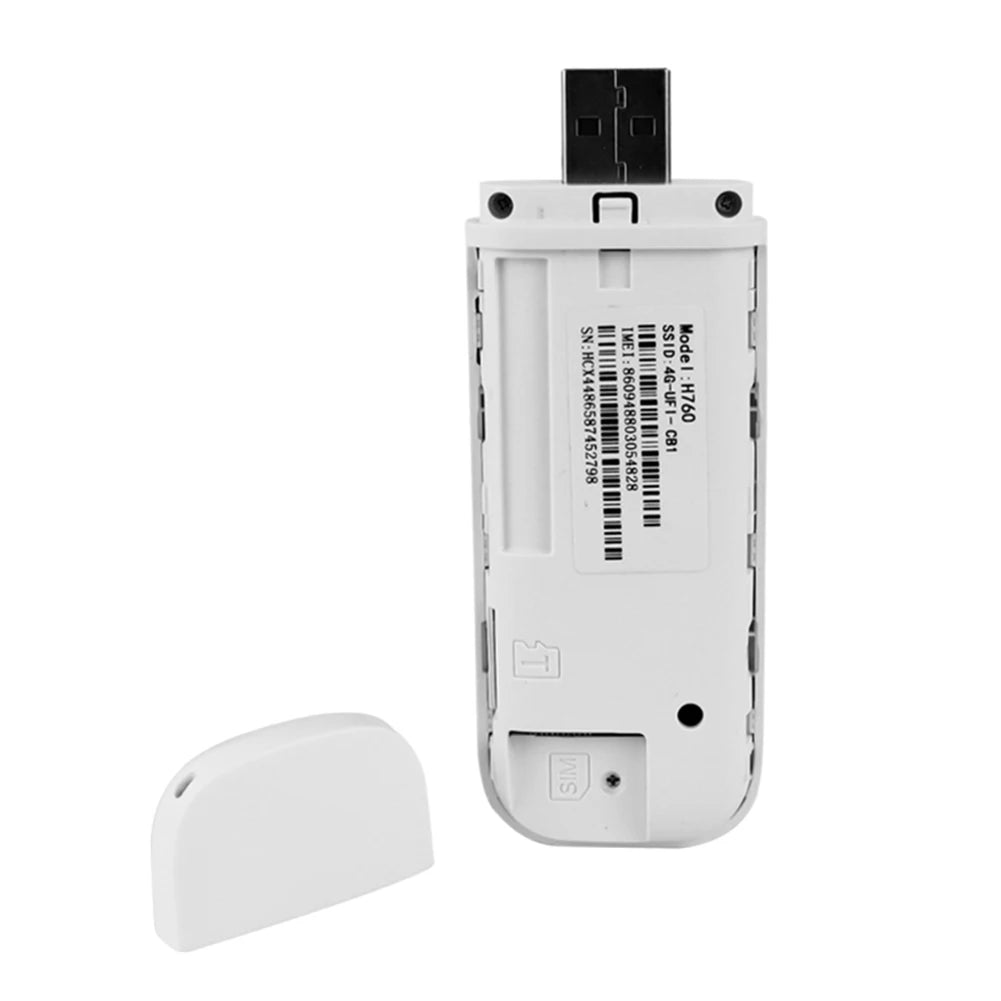 4G LTE Unlocked USB Dongle – 150Mbps High-Speed Modem Stick with SIM Card Slot & Wireless WiFi Router for Travel