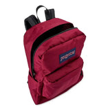 JanSport Unisex SuperBreak Backpack – Russet Red, Classic Lightweight School & Travel Bag