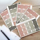 5-Sheet Bible Index Tabs – Large Print Laminated Study Labels for Easy Reference