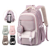 Waterproof Lightweight Girls’ Backpack – Fashionable School & Travel Bag with Colour-Print for Women & Children 🎒