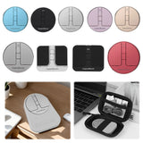 Ultra-Thin Wireless Mouse – 3-Mode BT 5.2 & 2.4G USB Mini Mouse with Adjustable DPI & Receiver for Laptop/PC