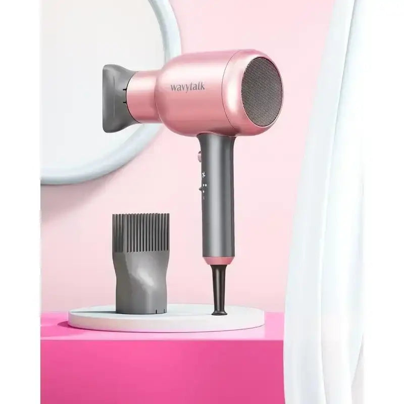 Wavytalk Professional Ionic Hair Dryer – Powerful Blow Dryer with Diffuser & Concentrator for Smooth, Frizz-Free Styling