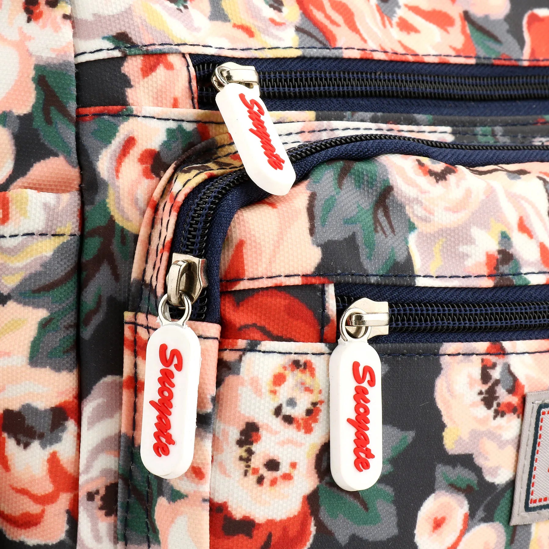 2025 Floral Multi-Pocket Waterproof Women’s Crossbody Bag – Lightweight Shoulder Messenger Handbag for Daily Use