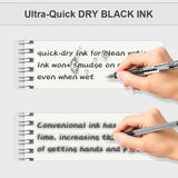 12-Pack Retractable Gel Pens – 0.5 mm Fine Tip, Quick-Dry Smooth Writing Set