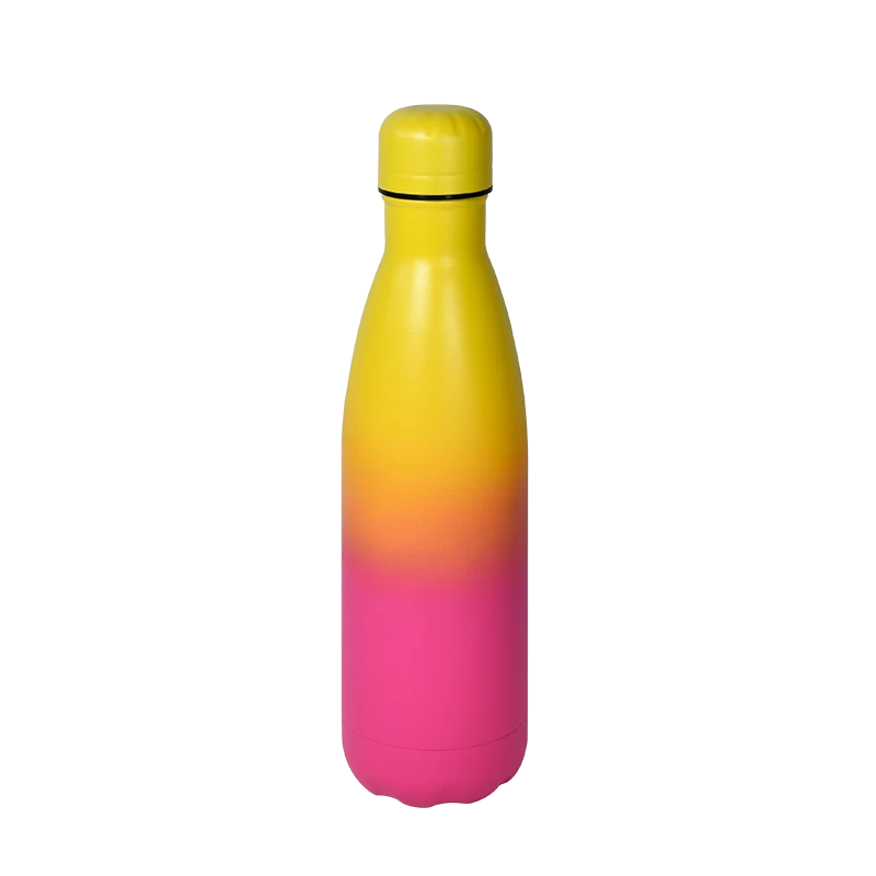 Double-Wall Stainless Steel Sport Water Bottle 500 ml – Leak-Proof, Hot & Cold Insulated