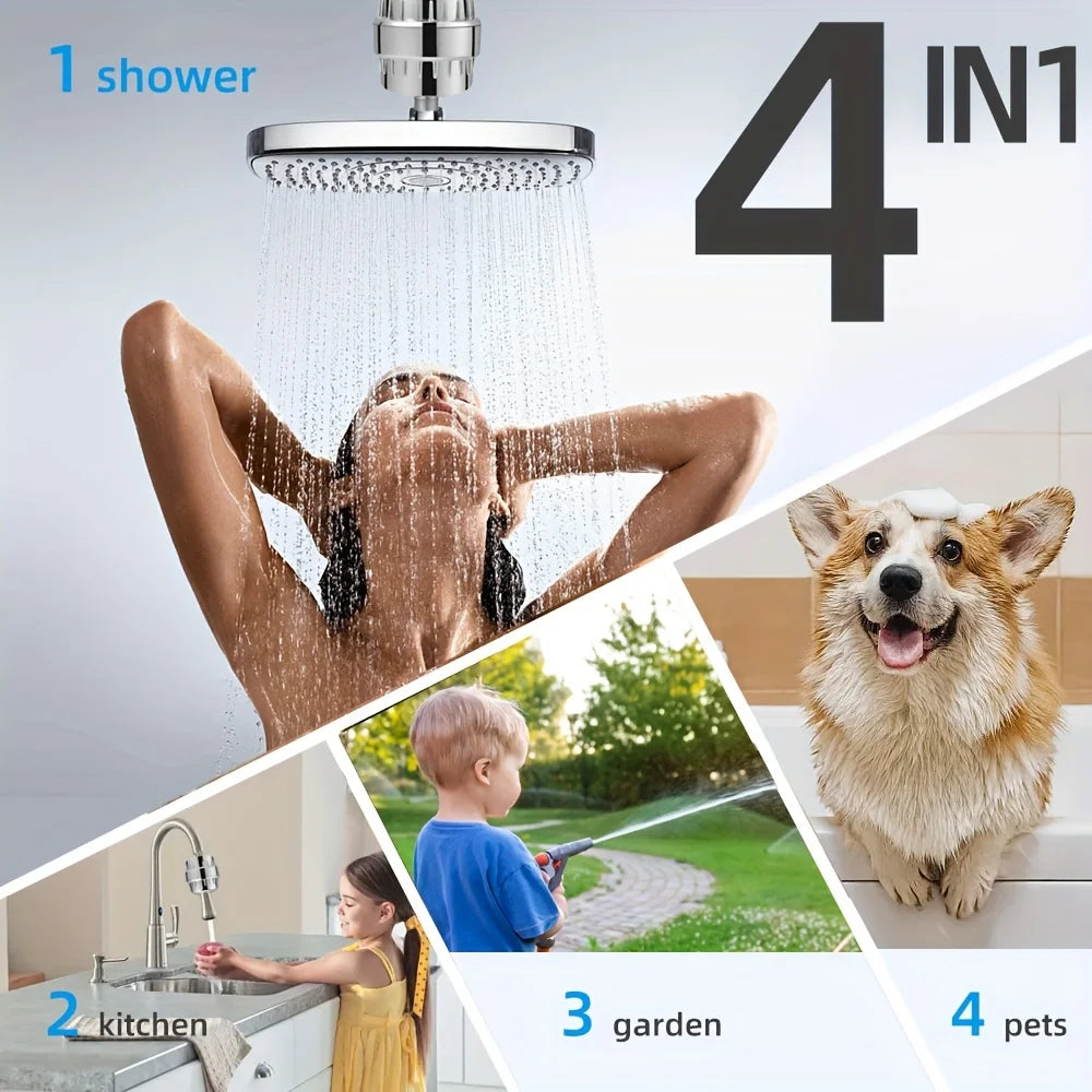 Multi-Layer Bathtub Water Purifier Filter – Household Shower & Bath Water Cleaner