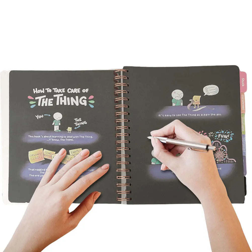 Anti-Planner Journal – Get Things Done Without Pressure | Creative Productivity Notebook