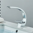 Luxury Brass Deck-Mounted Matte Black Basin Faucet – Single-Hole Mixer Tap Hot & Cold