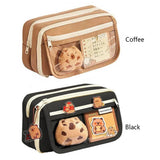 9-Layer Kawaii Zipper Pencil Case – Large Capacity Capybara & Animal-Shape Multi-Tier Stationery Pouch for Kids