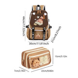 Kawaii Laptop Backpack for Students – Large Capacity Cute School Bookbag for Girls & Boys, Travel Ready