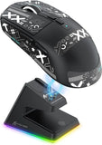 MambaSnake X Attack Shark X6 – Superlight 49 g Gaming Mouse with Adjustable 26K DPI Sensor & Magnetic RGB Dock