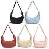 Women’s Stylish Dumpling Bag – Large-Capacity Crescent Shoulder Crossbody with Adjustable Strap for Travel & Daily Use