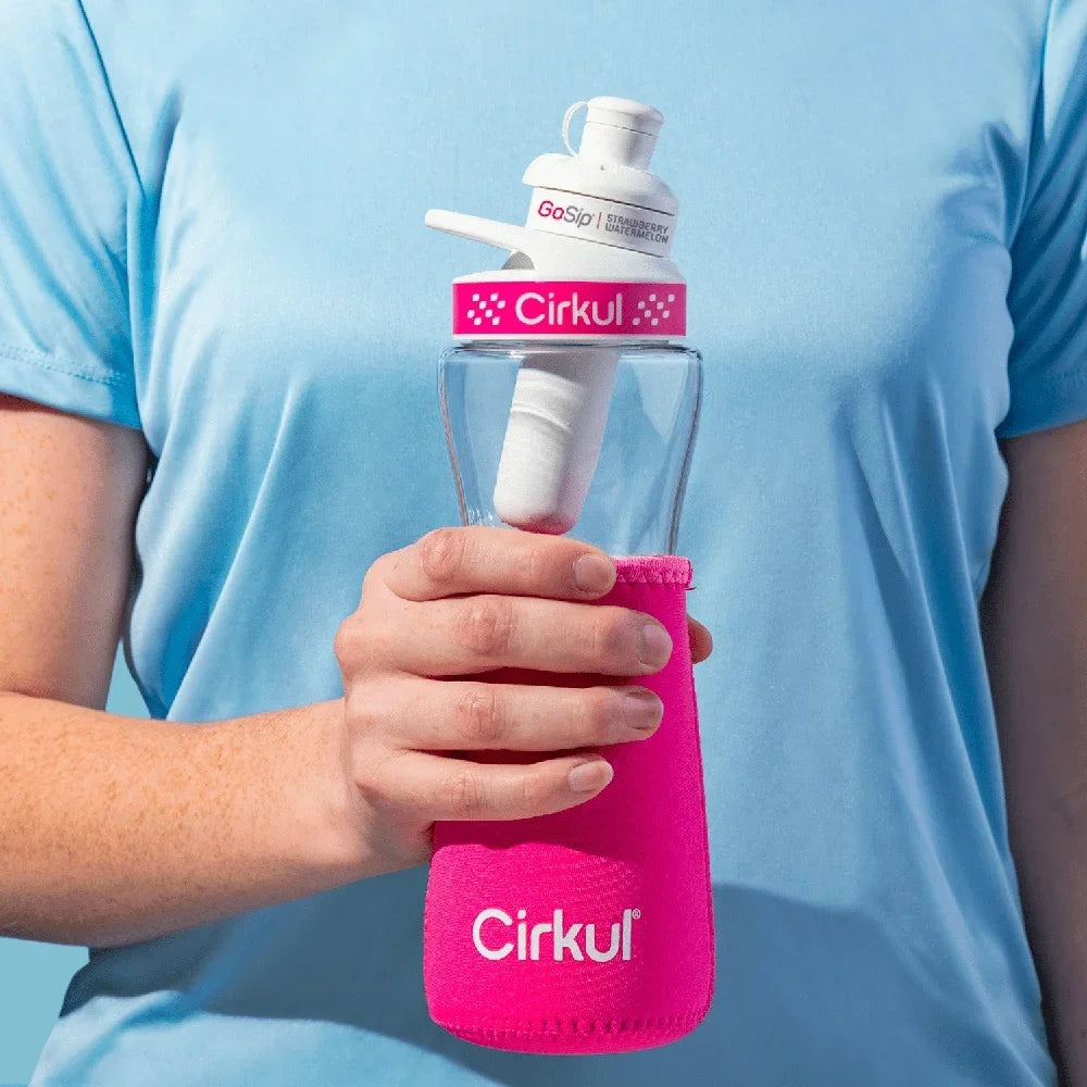 Insulated Chill Sleeve with Comfort-Grip Lid – 22 oz Water Bottle Accessory for Personalized Hydration