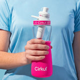 Insulated Chill Sleeve with Comfort-Grip Lid – 22 oz Water Bottle Accessory for Personalized Hydration