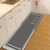 Adjustable Diatomaceous Earth Absorbent Pad – Anti-Slip Decorative Mat for Kitchen, Bathroom & Whole House