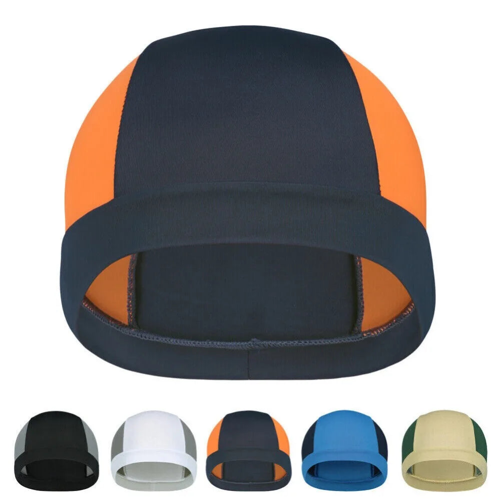 Men’s Moisture-Wicking Cooling Skull Cap – Breathable Cycling & Motorcycle Helmet Liner Beanie Hat