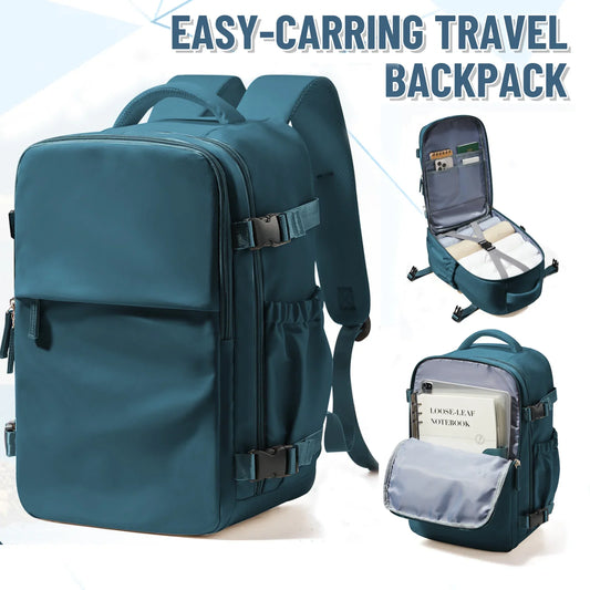 Cabin Travel Backpack – 40×30×20 cm Carry-On, Fits 15.6″ Laptop, Airline-Compliant