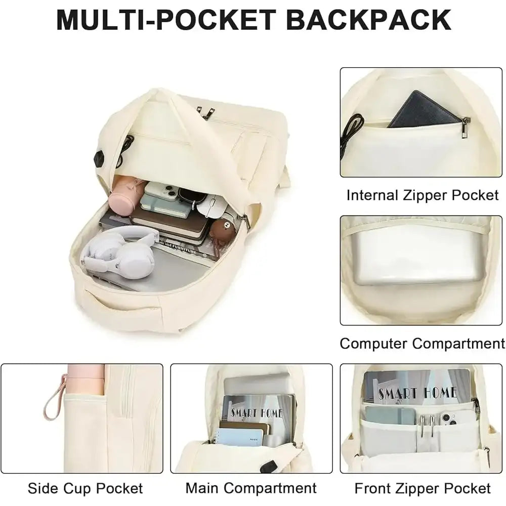 “Advanced Gym Backpack with Shoe Compartment & USB Charging – Waterproof Lightweight Daypack”