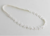 Pearl-Embellished Winter Hat & Elastic Headband Set for Girls