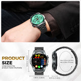 EIGIIS KE6 Smart Watch – 1.43” AMOLED Sports Watch for Men with Bluetooth Call, Health Monitoring & IP68 Waterproof Design